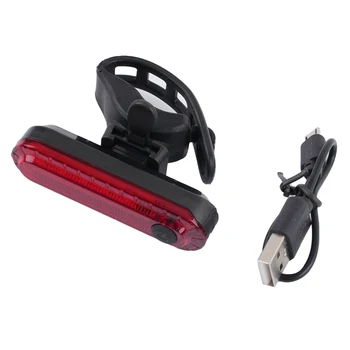 Led задна светлина за велосипед, USB, акумулаторна батерия Водоустойчив МТБ фенер, велосипедна фар за безопасната езда, велосипеден задна светлина, велосипеди фенер
