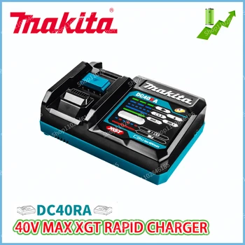 Makita 40V Max DC40RA XGT Бързо Оптимално Зарядно за Цифров Дисплей Оригинално Литиевое Зарядно Устройство 40V С двоен вентилатор