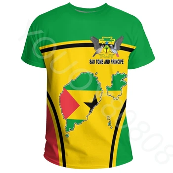 Нова hoody с принтом африканската зона, тениска с активен флага Сао Томе и Принсипи, всеки ден на улицата блузи за мъже и жени