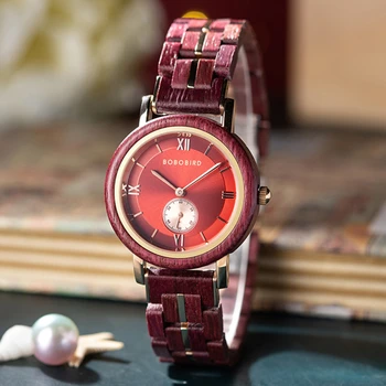 BOBO BIRD 2023 нови дамски часовници Луксозни дървени часовници за жени Подкрепа дропшиппинга и логото на поръчка