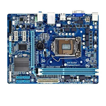 Дънна платка настолна конектор H61M-DS2 LGA 1155 In Tel Интерфейс процесор DDR3 16G двуканална памет интерфейс VGA