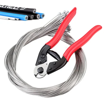 Инструменти за ремонт на велосипеди Ножица за тел и кабел Вътрешни външни клещи за рязане на велосипедни спици МТБ велосипеди инструмент за ремонт на спирачната магистрала клещи
