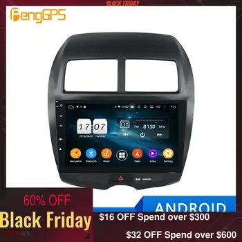 2 Din Android 9.0 4 + 64G автомобилен GPS мултимедиен DVD-плейър за Mitsubishi ASX Sport 2010 + навигация с wifi, bluetooth радио