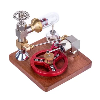 Модел на двигателя на Стърлинг с регулируема скорост на въртене, научен експеримент, има течаща играчка с шарикоподшипниковым маховиком, креативен подарък
