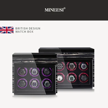 Шейкър за луксозни часовници на британската марка MINIESI, механични часовници, напълно автоматична смяна на дискове, завъртане россыпь часа, махалото