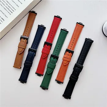 Кожена каишка за часовник с изображение личи, използван за подмяна на каишка за часовник Huawei Watch Fit Band, подходящ за аксесоари-Елегантни Edition