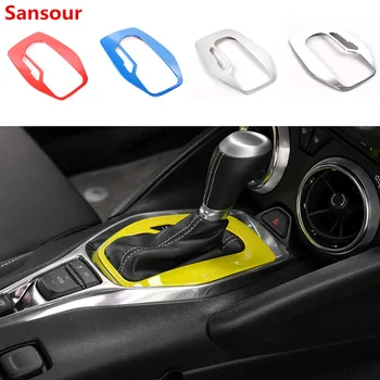 Sansour ABS, украса панел за превключване на предавките на превозното средство, рамка, стикери за Chevrolet Camaro 2017, автоаксесоари за подреждане