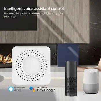 Sasha ZigBee/ WiFi умен слаби Модулен прекъсвач Алекса Alice Google Home Гласова синхронизация на Ключа за лампата Поддръжка на Smart Life