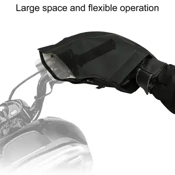 Нови стилни топли меки ръкавици с по-голям отвор, ветрозащитный калъф от плат Оксфорд за управление на мотоциклет, аксесоари за колоездене, стоки