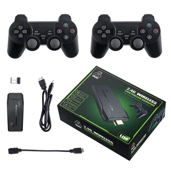 M8 Безжична Аркадна игра конзола с висока разделителна способност HDMI, U-Bao Retro Duet Mini, Удобна Начална PS1 за ролеви игри TV RPG, ЗАКОНА за AVG