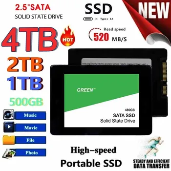 Преносим SSD 2,5 Инча 512 GB Sata III Твърд Диск За Лаптоп Micco Настолен Компютър 2 TB, Вътрешен Твърд Диск, Висока Скорост на