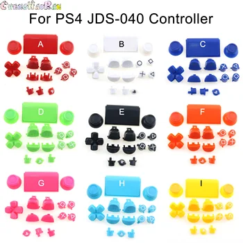 1 комплект 18 цвята, Пълен Комплект с Джойстик D-pad R1, L1, R2, L2 Клавиш Посоката на АБ XY Бутони За Sony PS4 Pro Контролери JDS 040 040 JDM