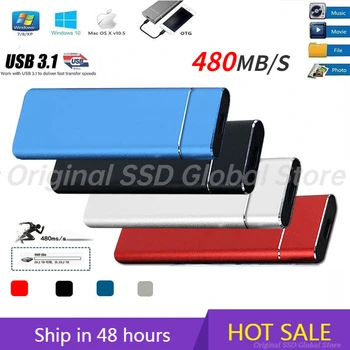 Преносим SSD диск от 256 TB Type-C USB3.1 и 2 TB на Външния Мобилен Твърд диск 8 TB Високоскоростен Твърд диск 4tb За лаптоп Mass PS4 PS5