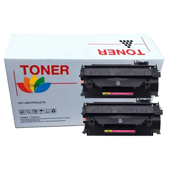 2x CE505A 05A 05 505A 505 BLACK съвместима тонер касета за принтер HP Laserjet P2035 P2035N P2055D 2055DN 2055X P2055
