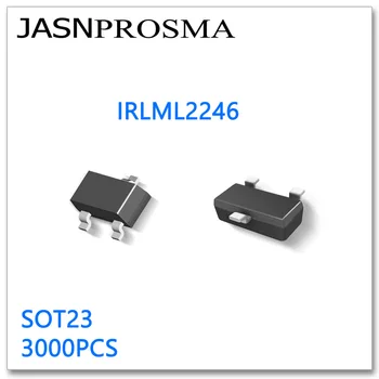 JASNPROSMA IRLML2246 SOT23 3000 бр. P-Канал 20 На най-Високо качество Произведено в Китай IRLML 2246 IRLML2246TRPBF-1