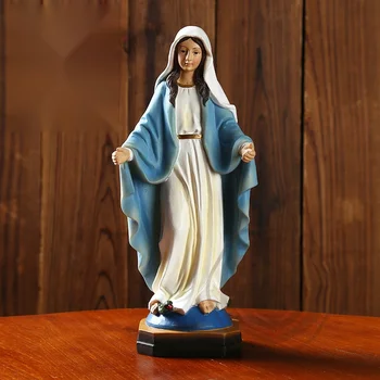 Поставка, статуя на Дева Мария, декорации, креативни бижута от смола, занаяти, подаръци за мама, семейството, приятелите, класически начало декор