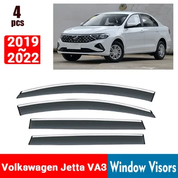 ЗА Volkswagen VW Jetta VA3 2019-2022 Прозорец Очила за Защита От Дъжд на Прозореца Дъждобран Дефлектор Тента Щит Вентилационна Защита Аксесоари