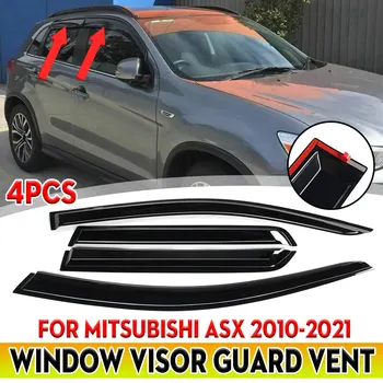 Дефлектор Страничен прозорец на Колата ASX, Козирка, Вентилационни Pinwheels За Mitsubishi ASX 2010-2021, Ветроупорен Екран, Козирка, за Защита От Дъжд