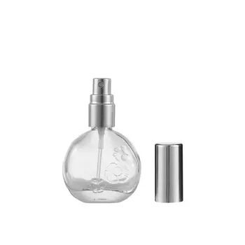 Празен флакон за парфюм обем 13 мл, прозрачно, златисто, сребристо, за многократна употреба козметичен контейнер, опаковки за грим, преносим флакон за пръскане на парфюм
