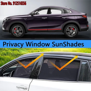 Страничната Козирка за Защита От Оцветяване на Прозореца Слънчеви очила сенника на Колата Авто Аксесоари За CHANGAN CS85 COUPE 2020 2021 2022 2023