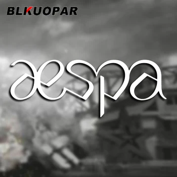 BLKUOPAR Aespa Kpop Логото на Групата за Момичета Автомобилни Стикери Модерен Знак Стикер Водоустойчив Щанцоване Лаптоп Мотоциклет Украса Кола