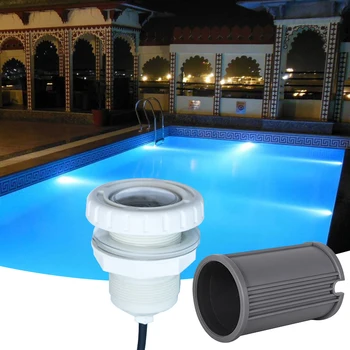6 бр./лот ABS led осветителни тела за басейни AC12V Конкретна повърхностна Погружная лампа IP68 Водоустойчив вградена лампа за басейна 3 W 6 W