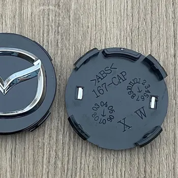 Централна капачката на главината на автоаксесоари за Mazda тасове 57 мм Mazda 6 емблема 56 мм Mazda 3 икона украса център логото на резервни части