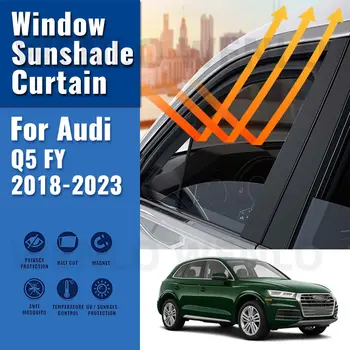 За Audi Q5 ФГ 2018-2023 Магнитен Авто сенника на Предната Рамка на Предното Стъкло Завеса Задно Детско Странично Прозорец на сенника