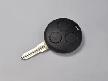 5ШТ 3 Бутони на Дистанционното на Ключа на Автомобила Калъф за Mercedes Benz Smart Key Shell с Неразрезанным Острие