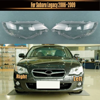 За Subaru Legacy 2006 ~ 2009 Автомобилни Аксесоари, Капак Фарове Прозрачна Лампа Лампа Корпус Фарове Обектив От Плексиглас