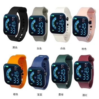 Часовник за мъже и жени, спортни часовници, които са свързани към цифрови часовници за фитнес, цифрови електронни часовници