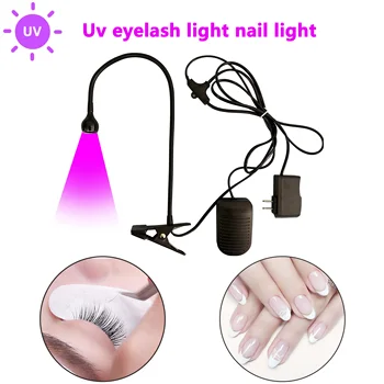 UV-лампа коллоидного лечение с тихо ножным ключ, лепило за маникюр, удължаване на мигли, UVLED лампа