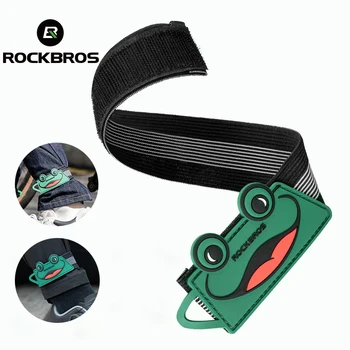 ROCKBROS велосипеден каишка за крака в глезена, скоба за панталони, лента за закрепване на китката и на глезена на открито, колан за закрепване на крака, защитна лента