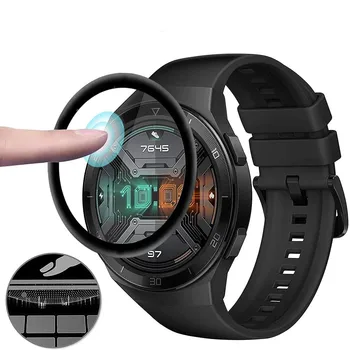 Защитно фолио за смарт часа Huawei Watch GT 2д, защитни фолиа за екрана, напълно прозрачно меко ультратонкое покритие от TPU, 3D, мек и гъвкав