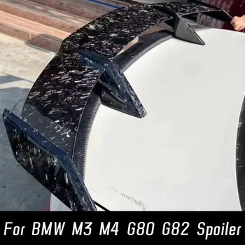 За 2021 2022 2023 BMW M3 M4 G80 G82 Задната част на Капака на багажника От Въглеродни Влакна, Спойлер, Калници, Бодикит, Изкован Тунинг, Външни Аксесоари