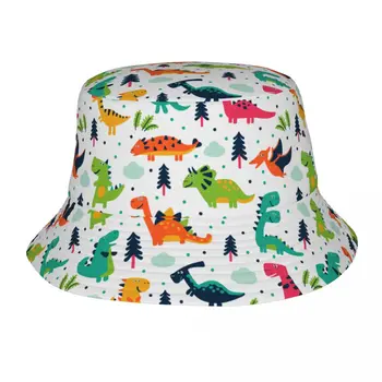 Шапка с динозаври, модни солнцезащитная шапка, градинска рибарска шапка за жени и мъже, наградата на плажни шапки, риболовна шапка