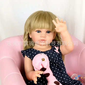 CUAIBB 48 см, Пълна Силиконова Vinyl Кукла Реборн Ръчно изработени Реалистични Истински Кукли 3D цвета на Кожата, Видимите Вени са подбрани Художествена Кукла